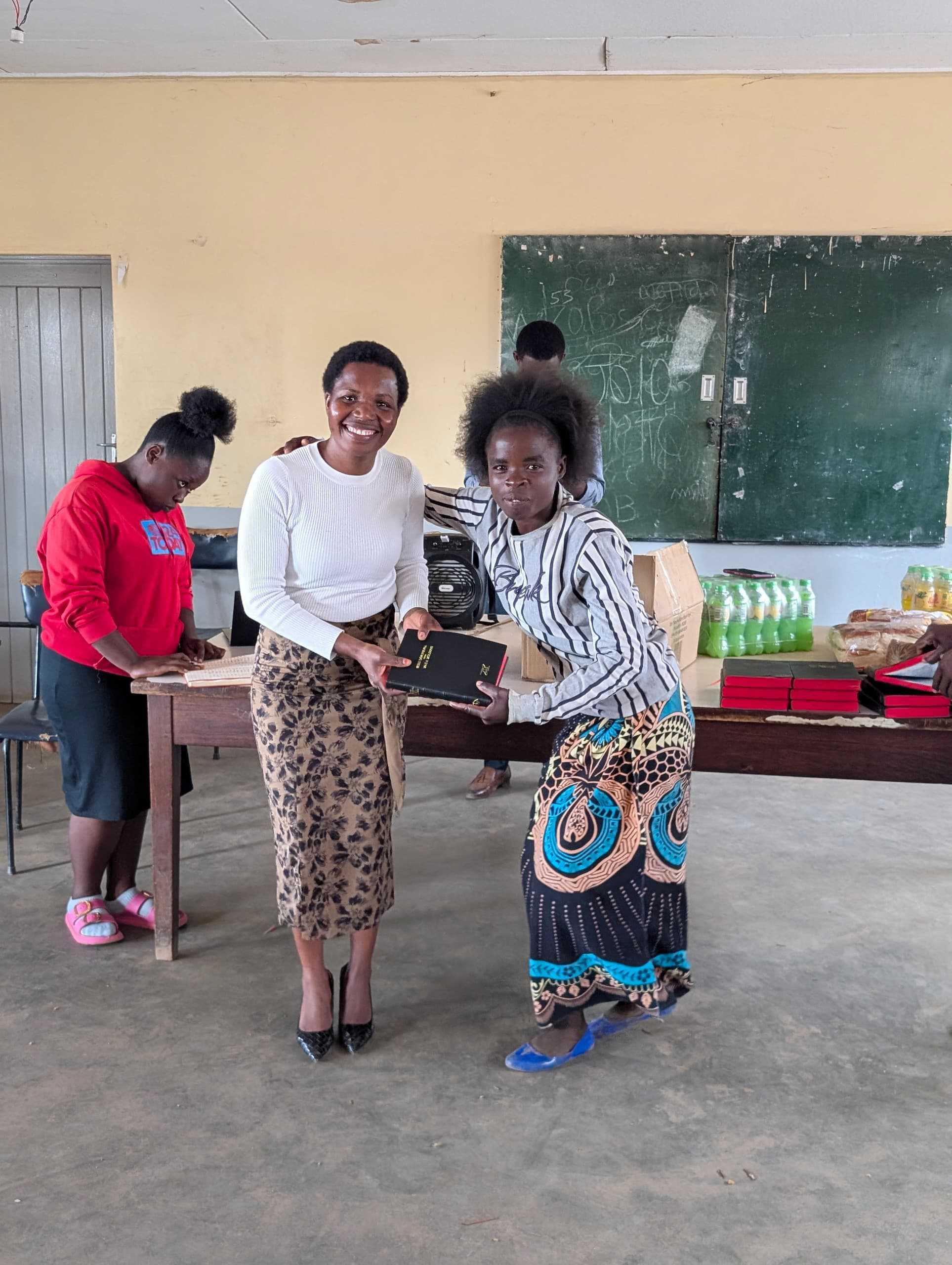 Bible presentation in Malawi